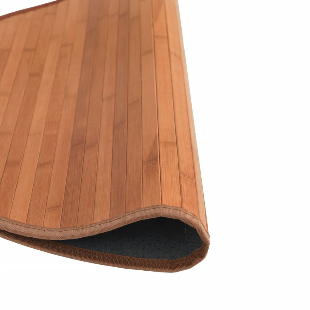 Vidaxl Alfombra Redonda Bambú Marrón 80 Cm_3