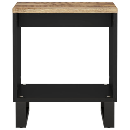 Mesa De Centro Madera Maciza Mango Y Contrachapada 40x31x46 Cm_2