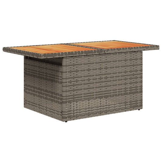 Juego De Sofás Jardín Con Cojines 5 Pzas Ratán Sintético Gris / Vetonek_0