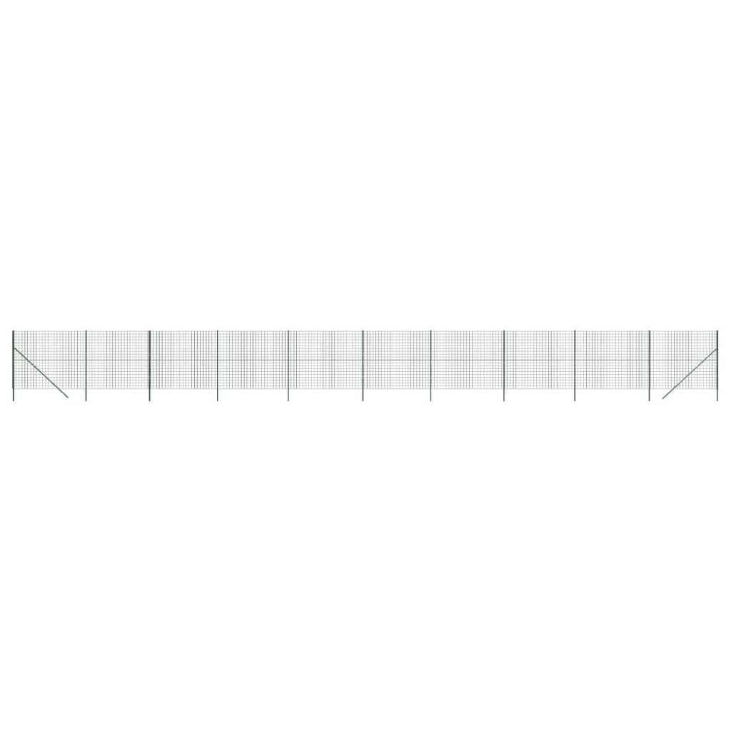 Cerca De Alambre De Acero Galvanizado Verde 2x25 M / Vetonek_0