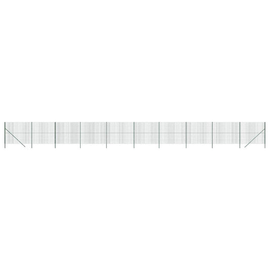 Cerca De Alambre De Acero Galvanizado Verde 2x25 M / Vetonek_0