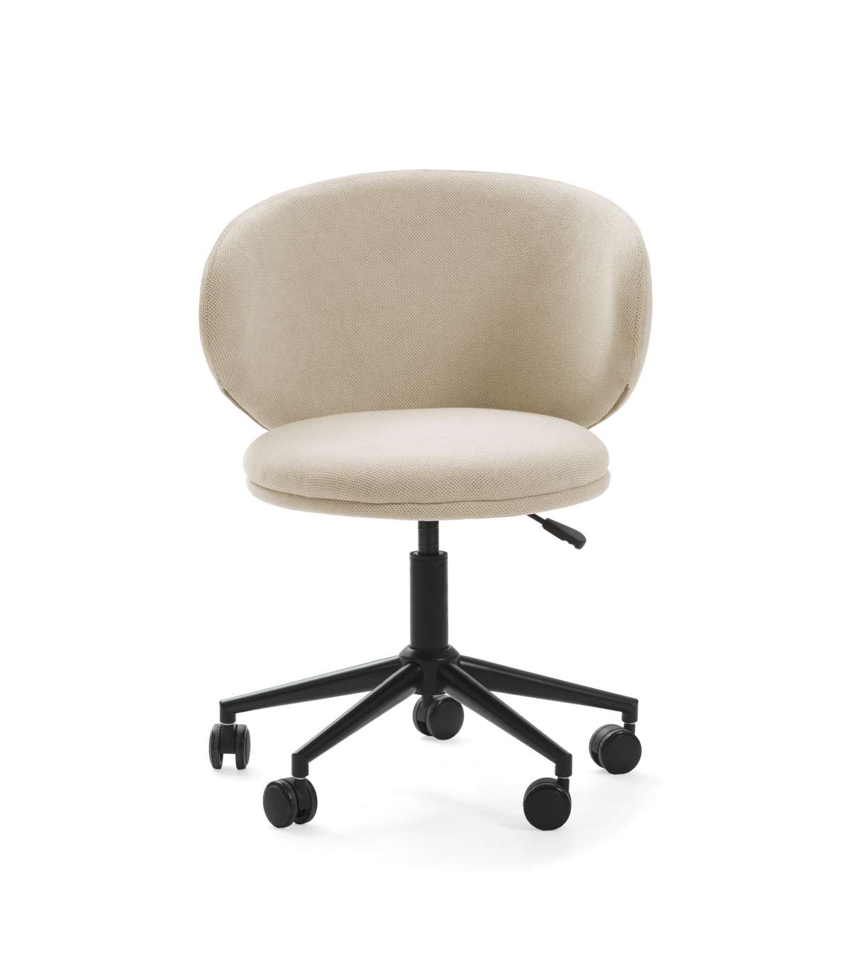 Sillón Despacho Giratorio Elevable Rebeca Acabado Beige, 60.5m(ancho) 73.5/83cm(altura) 6_1
