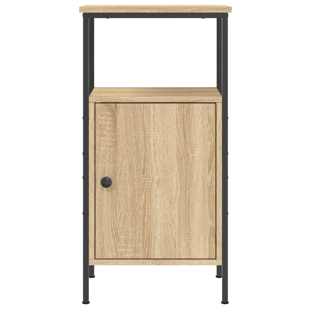 Mesitas Noche 2 Uds Madera Ingeniería Roble Sonoma 41x31x80 Cm_4