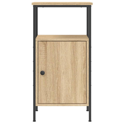 Mesitas Noche 2 Uds Madera Ingeniería Roble Sonoma 41x31x80 Cm_4