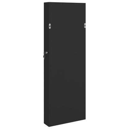 Vidaxl Espejo Con Joyero Y Luces Led Para Pared Negro_5