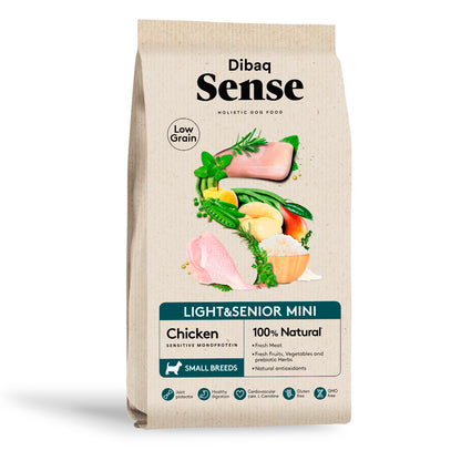 Dibaq Sense Low Grain Pollo Light O Senior Mini 2 Kg_0