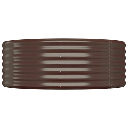 Jardinera Arriate Acero Galvanizado Marrón 175x100x36cm_3