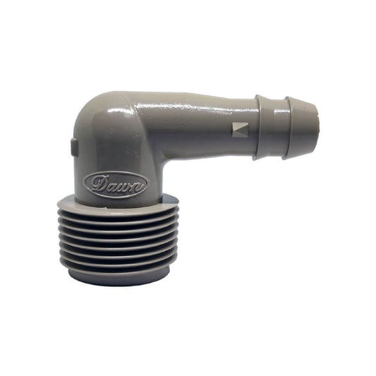 Codo Estriado 16mm A Rosca Macho Dawn - 16mm X 3/4_0