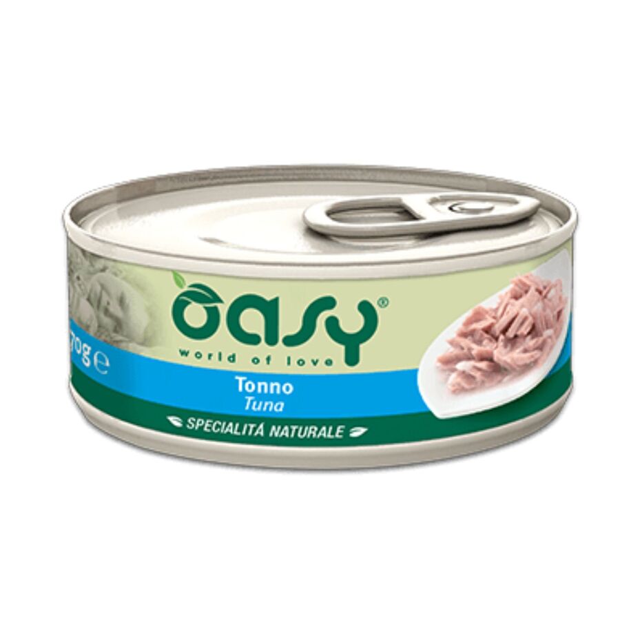 24 Latas De Comida Oasy Para Gato De Atun (24x150g)_0
