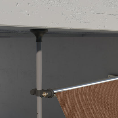 Outsunny Toldo Manual Retráctil 3x1,2 M Altura Ajustable Con Manivela 210-300 Cm_4
