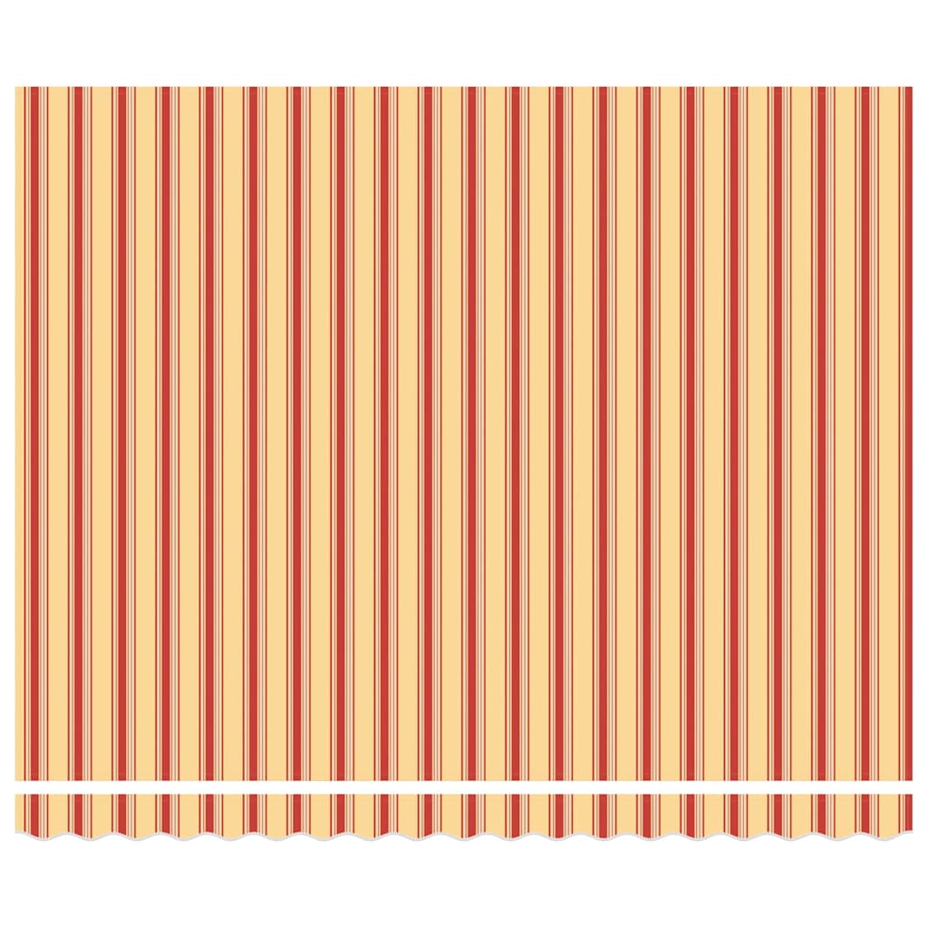 Toldo Retráctil Amarillo Y Rojo 400 X 300 Cm Tela Y Metal_5