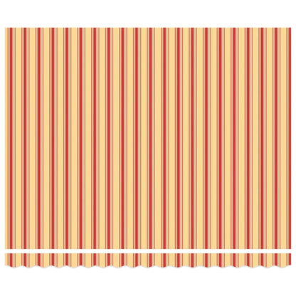 Toldo Retráctil Amarillo Y Rojo 400 X 300 Cm Tela Y Metal_5
