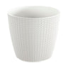 Maceta Wheaty 3,5l., Dimensiones (mm) 189x189x167, Color Blanco