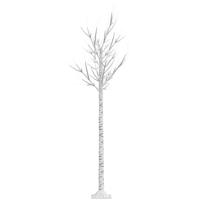 Vidaxl Árbol De Navidad Led Blanco Cálido Sauce Interior Exterior 1,8m_4