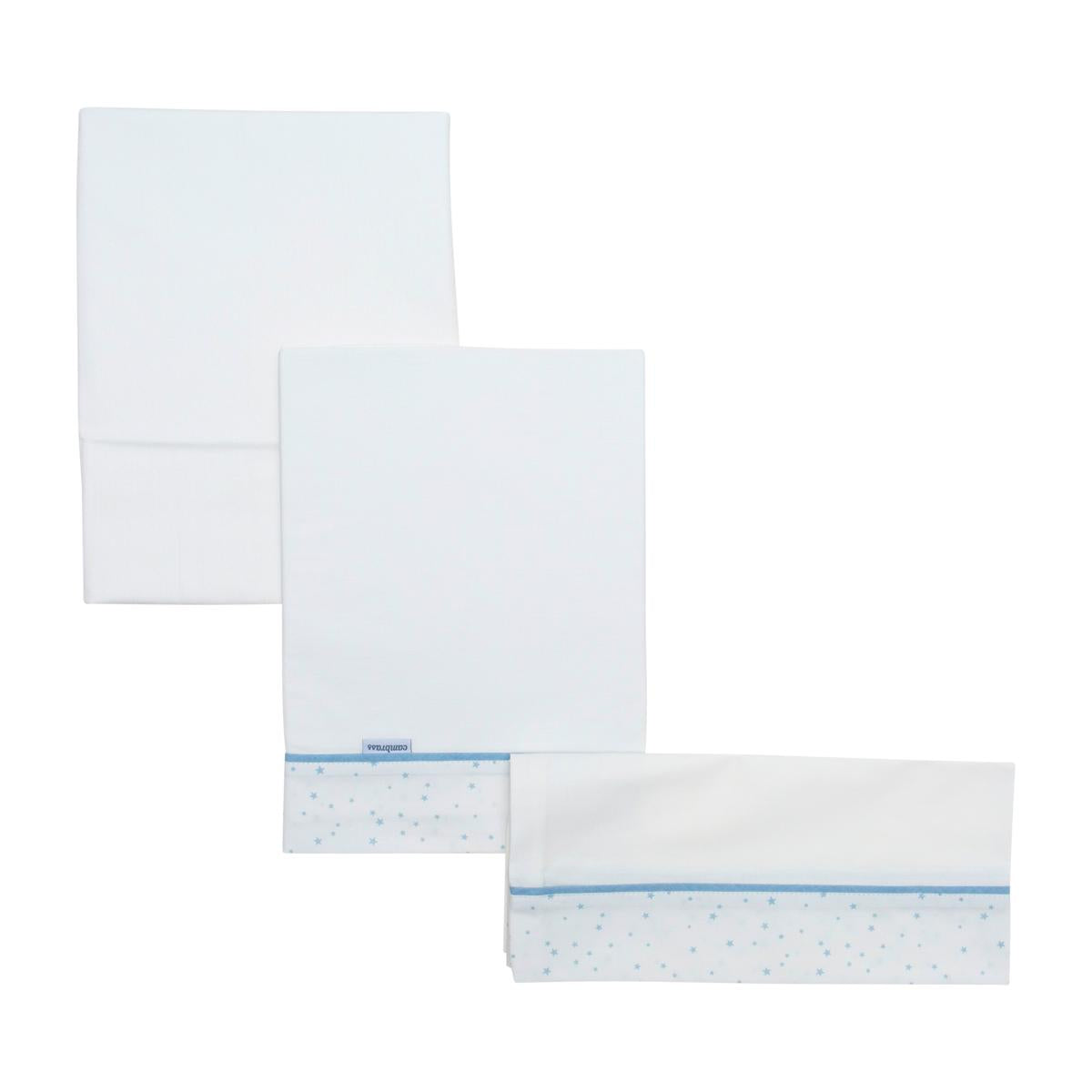 Sábana para capazo diseños Star/Astra 3 piezas Star Celeste