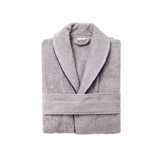 Albornoz S/m 100% Algodón 360gsm Gris Scalpers Home