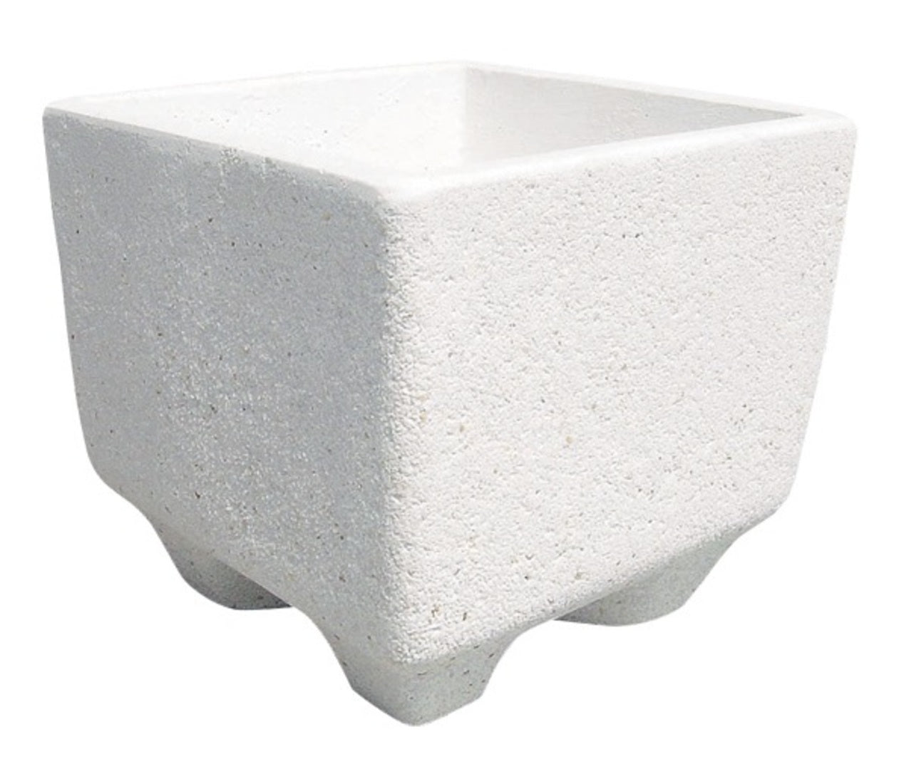 Jardinera De Granito La Manga. 32 cm de ancho y 32 cm de alto. Peso: 25 kilos. Capacidad: 15 litros_0
