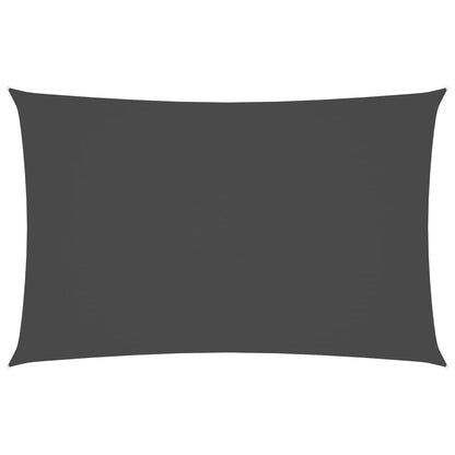 Vidaxl Toldo De Vela Rectangular Tela Oxford Gris Antracita 2x5 M_0