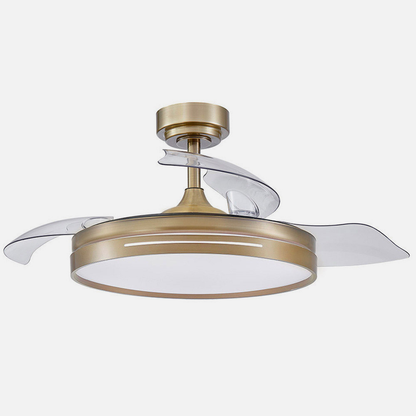 Ventilador Dc 48w Micenas Cuero 3asp. 91d 6velocidades 4800 Lm 3000-4000-6000k Remoto+memoria+temporizador 24_2