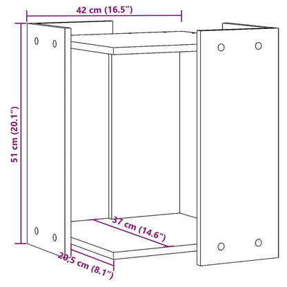 Vidaxl Mueble Arenero Para Gatos Madera Marrón Roble 42x42x51 Cm_2
