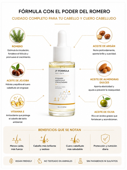 Aceite Fortalecedor Para El Cabello Y El Cuero Cabelludo Con Romero_2
