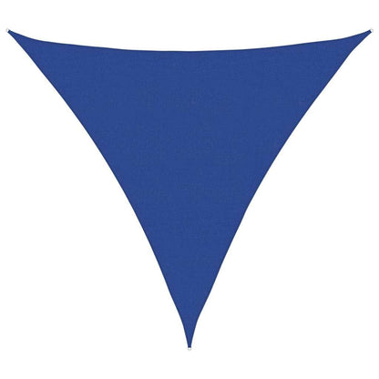 Vidaxl Toldo De Vela Triangular Hdpe Azul 160 G/m² 6x6x6 M_0
