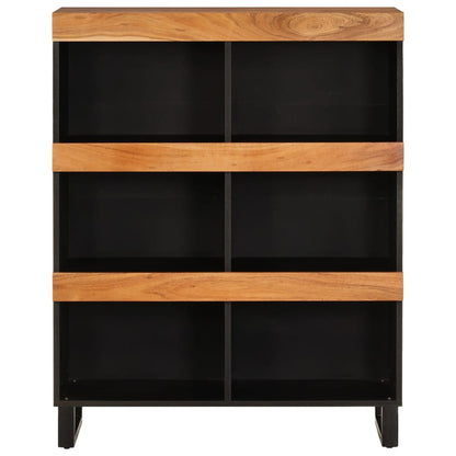 Armario Auxiliar Madera Maciza De Acacia 85x33x107 Cm_1