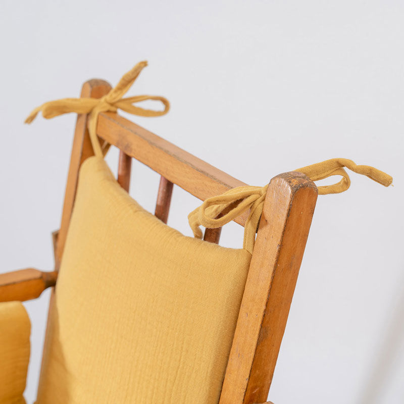 Cojín Para Trona De Algodón Orgánico Honey_4