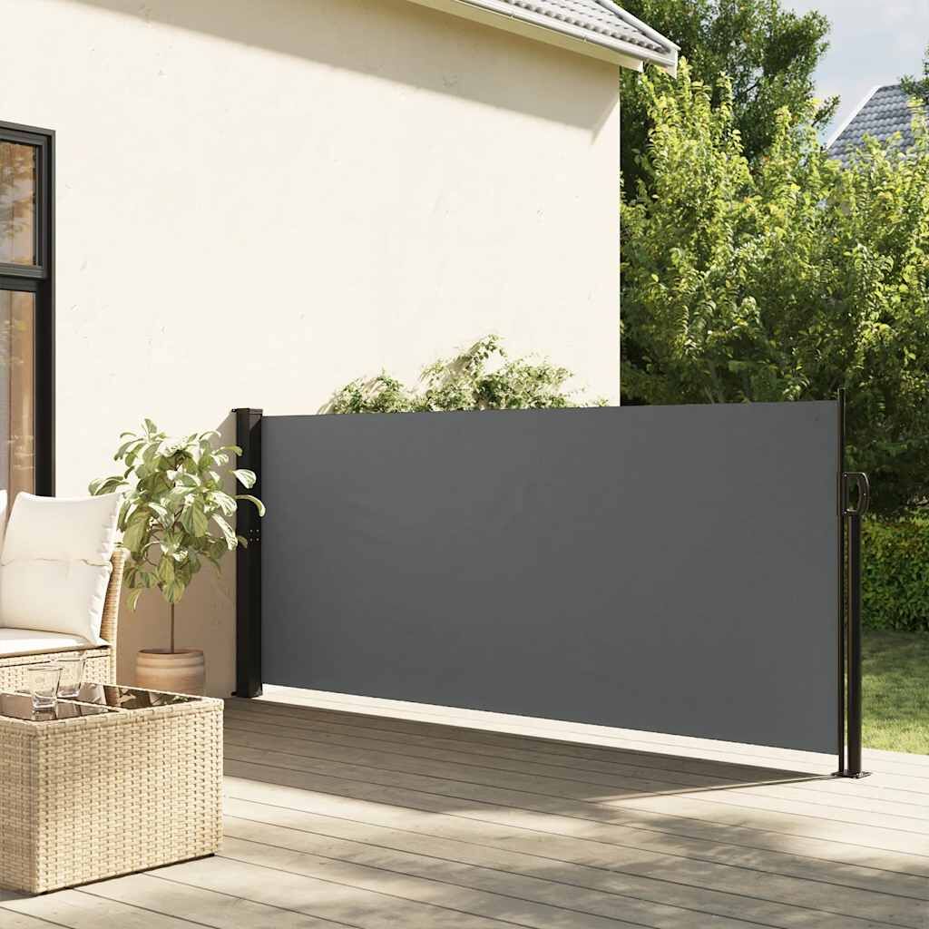 Vidaxl Toldo Lateral Retráctil Antracita 140x600 Cm_1