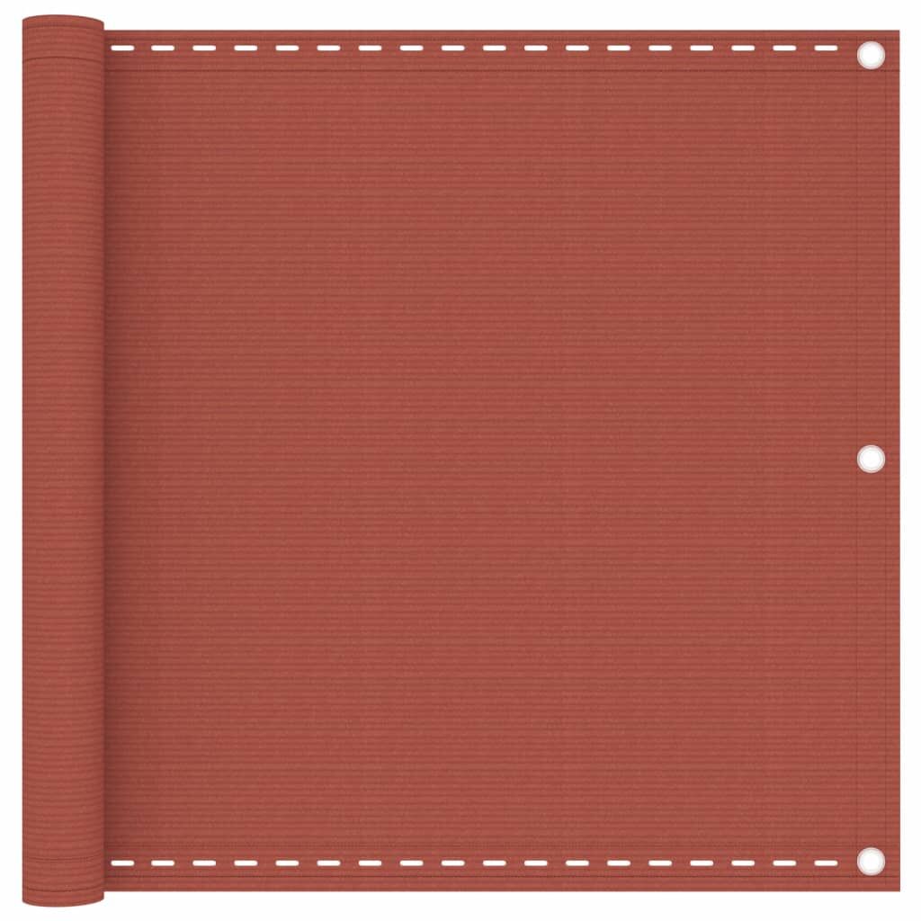 Vidaxl Toldo Para Balcón Hdpe Terracota 90x300 Cm_0