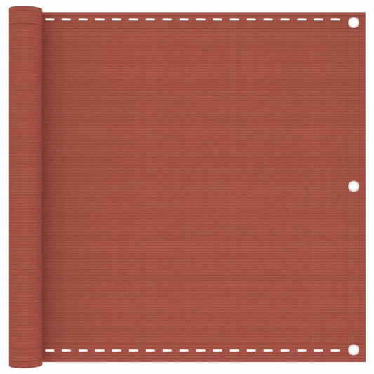 Vidaxl Toldo Para Balcón Hdpe Terracota 90x300 Cm_0