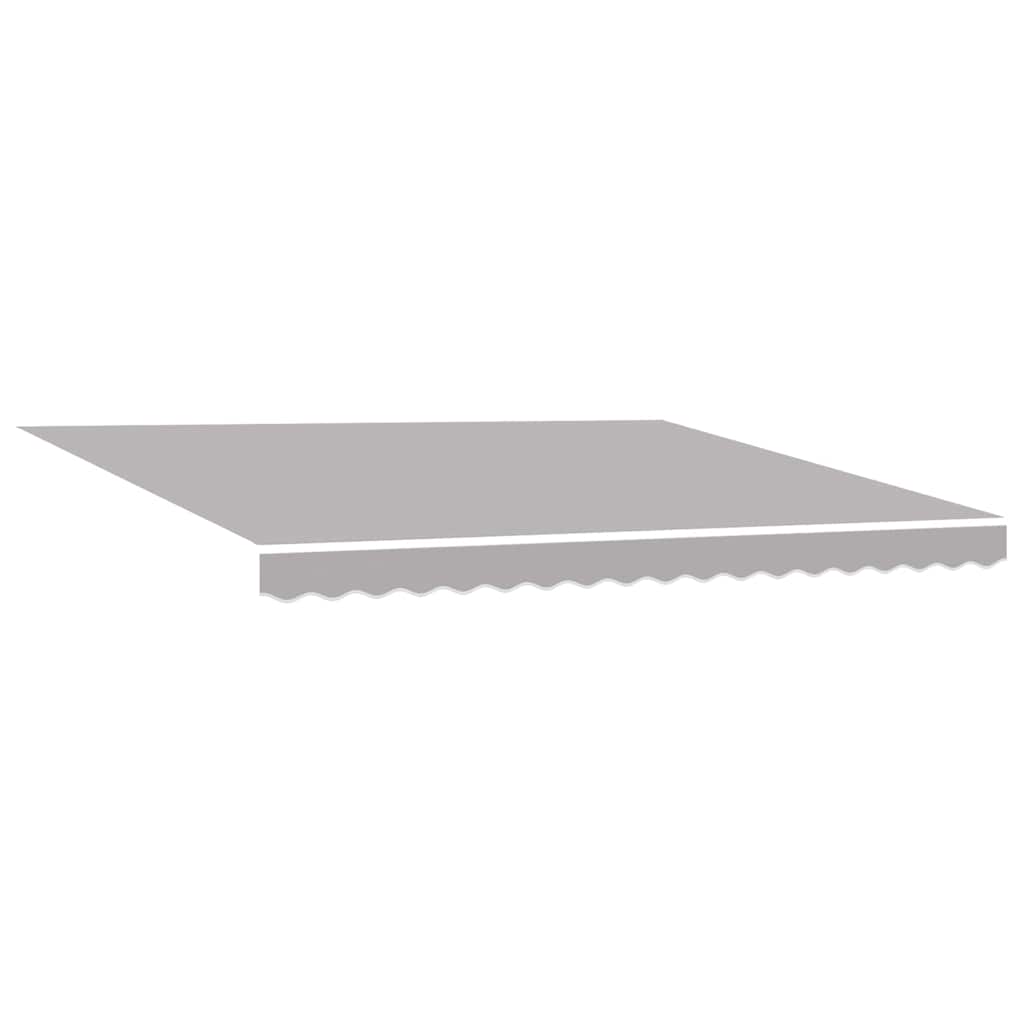 Toldo Retráctil Gris Claro 400 X 300 Cm Tela Y Aluminio_3