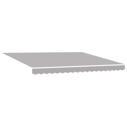 Toldo Retráctil Gris Claro 400 X 300 Cm Tela Y Aluminio_5