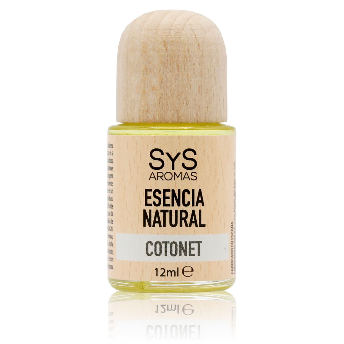 Esencia Natural Cotonet SYS Aromas 12 ml | Aroma Fresco y Limpio | Para Quemadores y Humidificadores_0