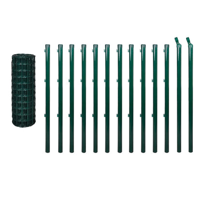 Set De Euro Valla Acero Verde 25x1,5 M / Vetonek_1