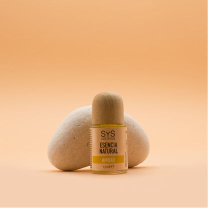 Esencia Natural Ámbar SYS Aromas 12 ml | Aroma Dulce y Amaderado | Para Quemadores y Humidificadores_1