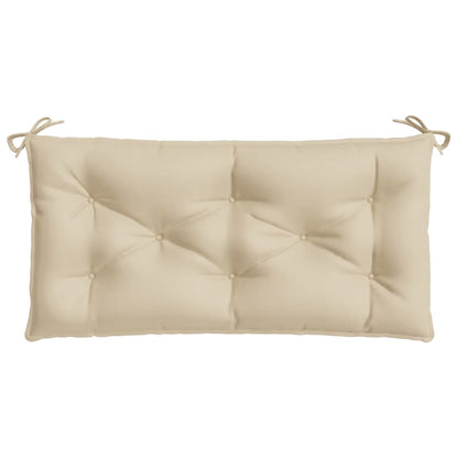 Vidaxl Cojín De Banco De Jardín Tela Oxford Beige 110x50x7 Cm_3