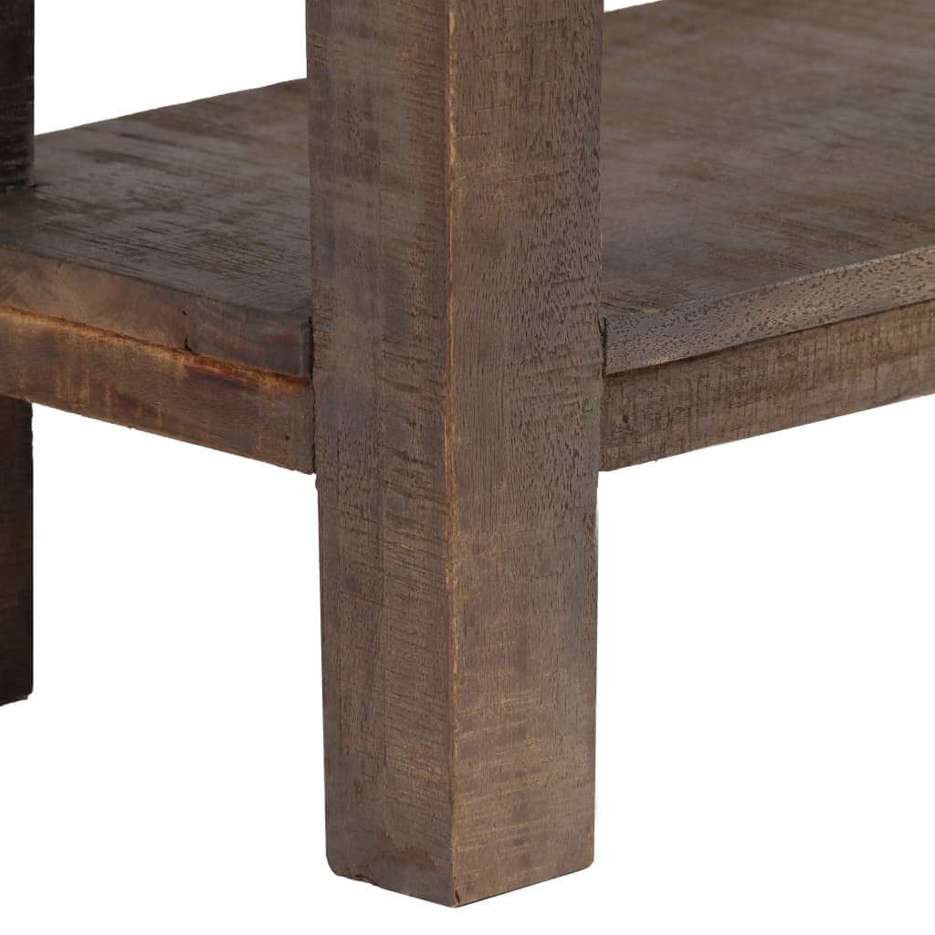 Mesa Consola De Madera Maciza Vintage 118x30x80 Cm_4