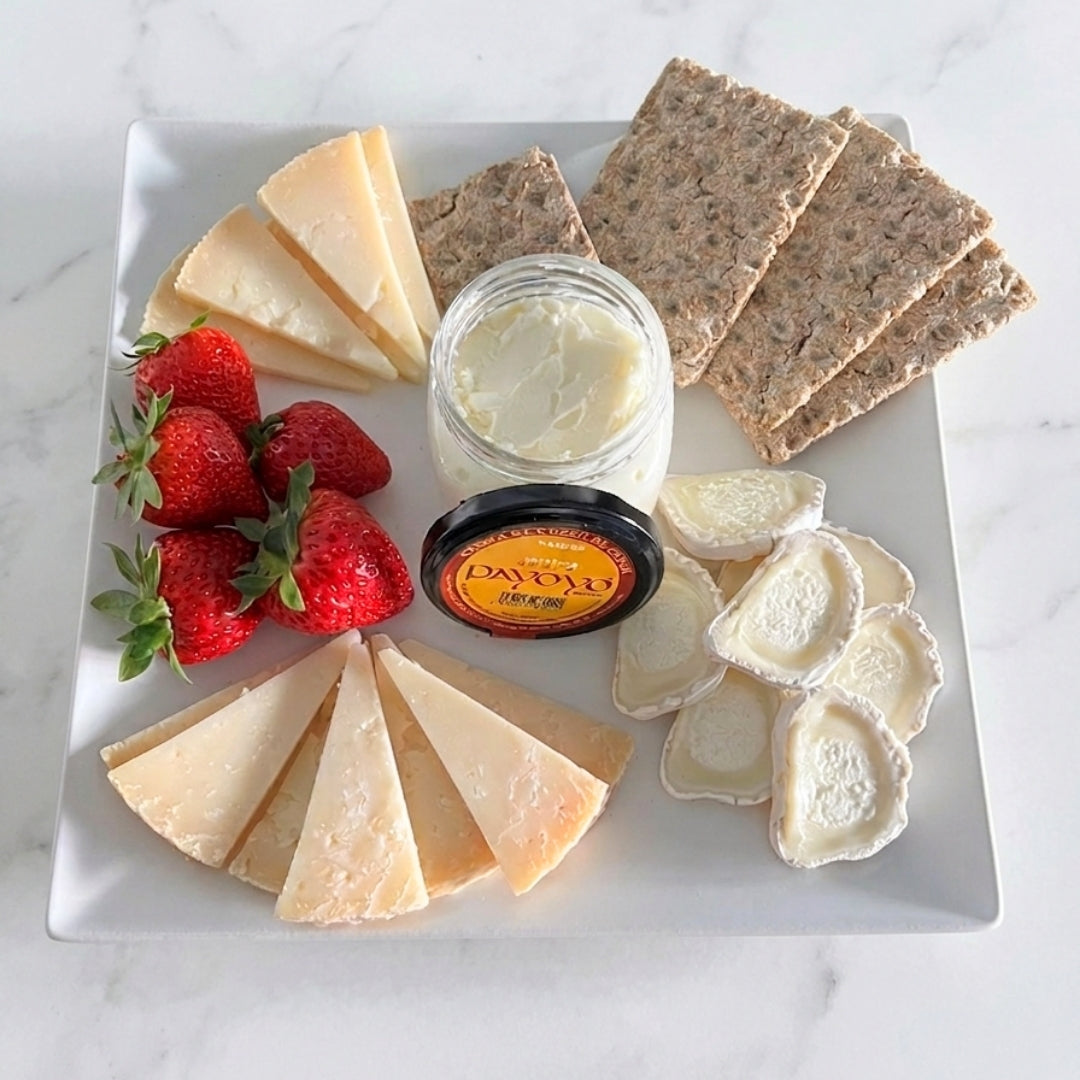 Cesta Queso Gourmet Regalo De Queso Payoyo | Queso Semicurado, Queso Crema De Cabra Y Rulo De Queso De Cabra_2