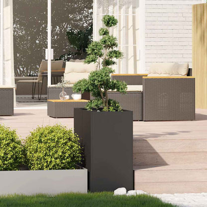 Jardinera Acero Negro 40x80x80 Cm_2