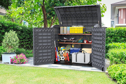 Duramax - Arcón Cubre Cubos Exterior - 1200 L - Pvc - Color Gris Antracita -  -_2