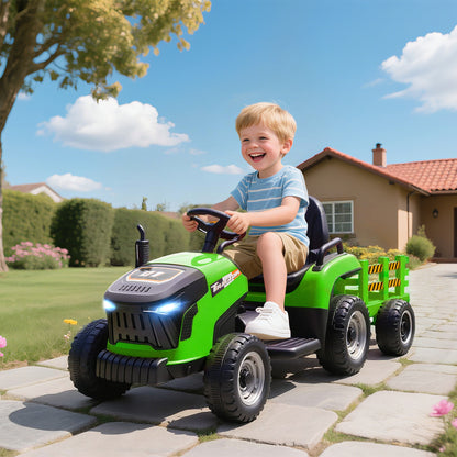 Aiyaplay Tractor Eléctrico Para Niños Con Remolque Desmontable_1