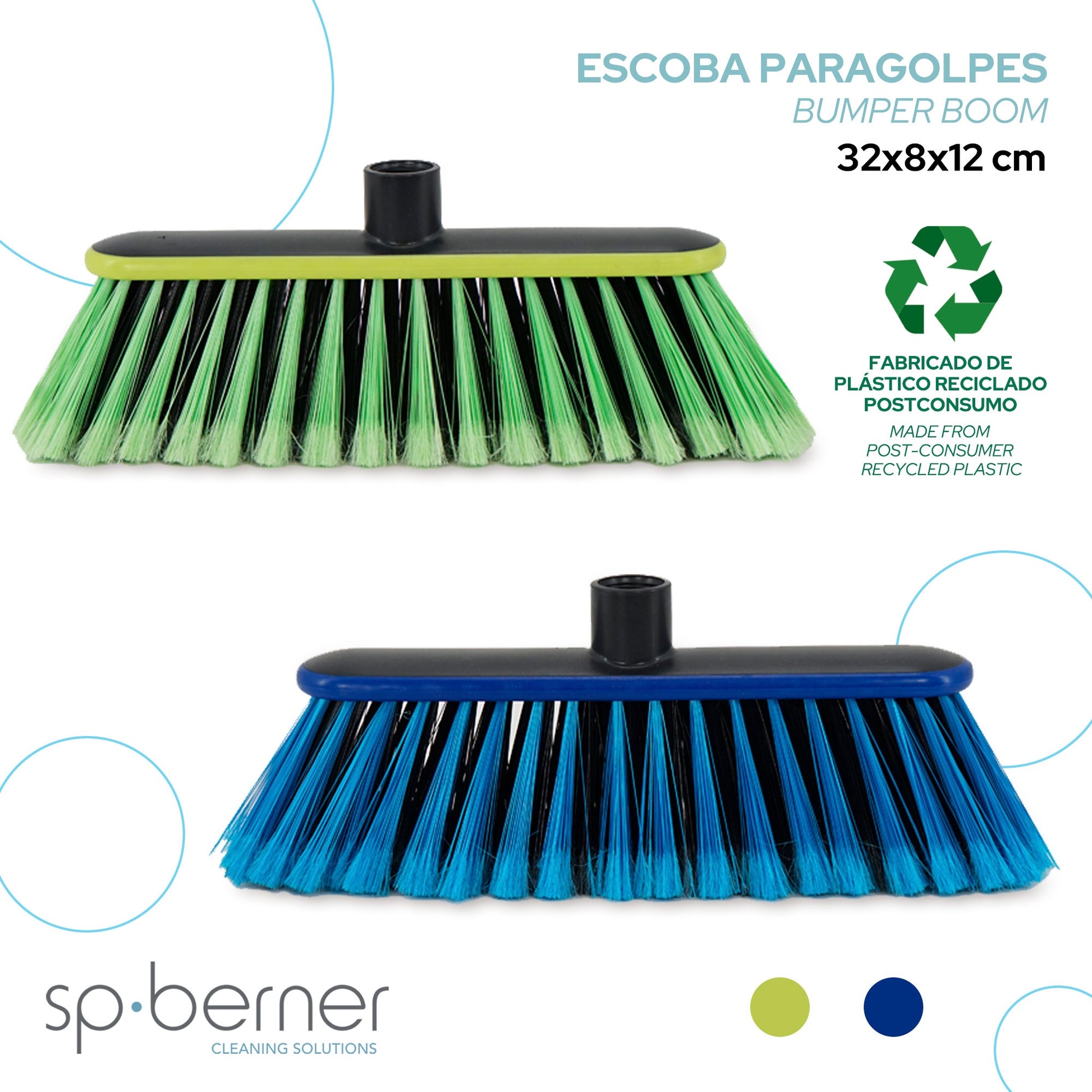 Escoba Paragolpes Verde