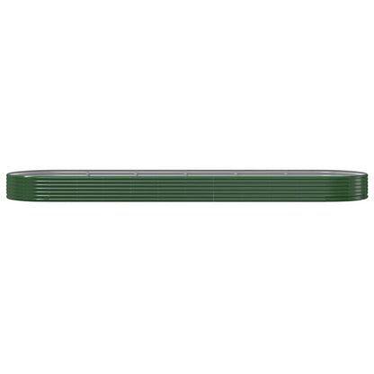 Jardinera Arriate Acero Galvanizado Verde 523x140x36 Cm_2