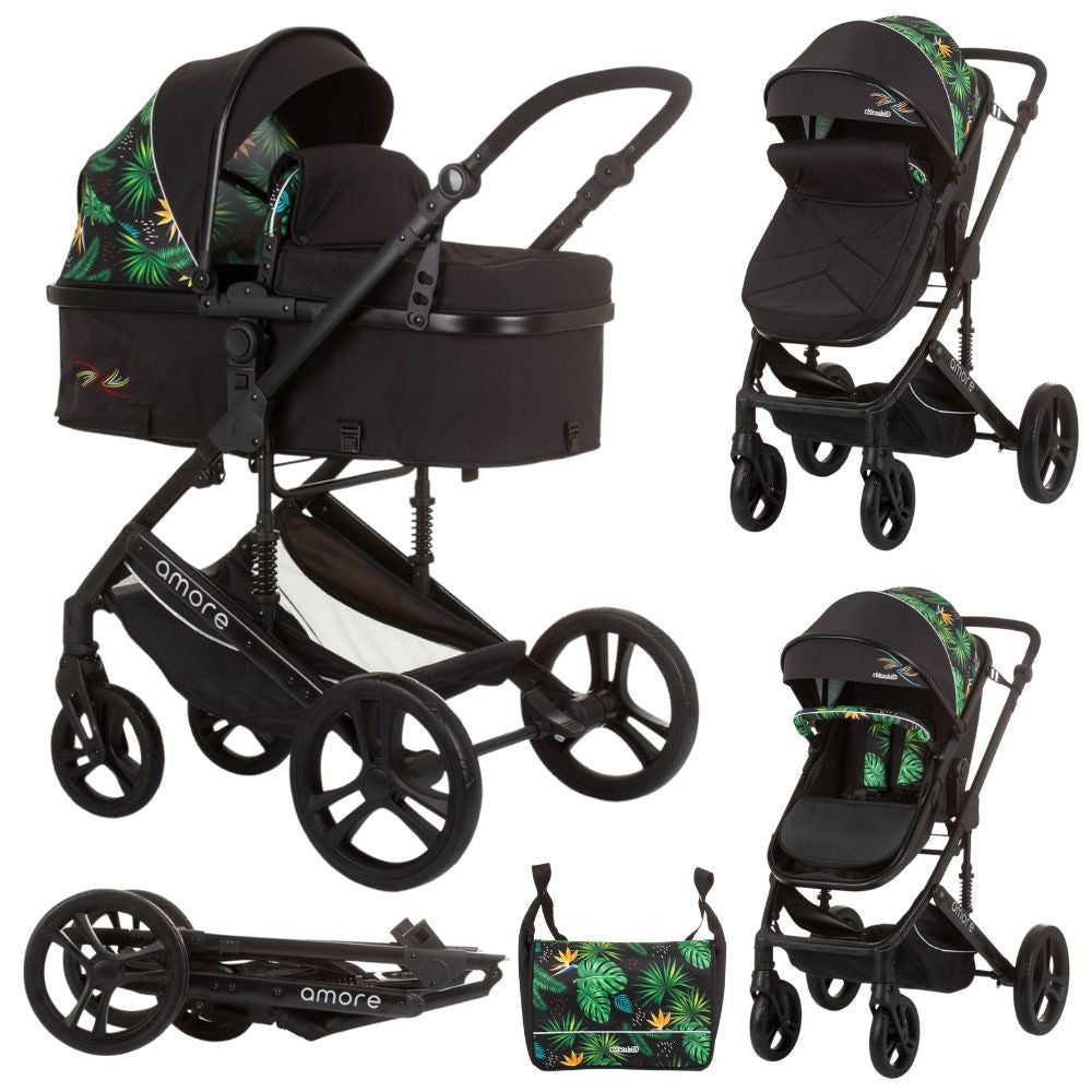 Carrito De Bebé Duo Convertible Amore Hasta 22 Kg Jungle_0