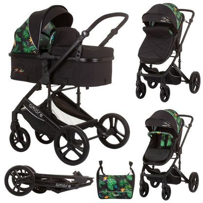 Carrito De Bebé Duo Convertible Amore Hasta 22 Kg Jungle_0