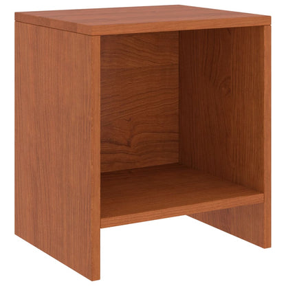 Mesitas De Noche 2 Uds Madera De Pino Marrón Miel 35x30x40 Cm_0