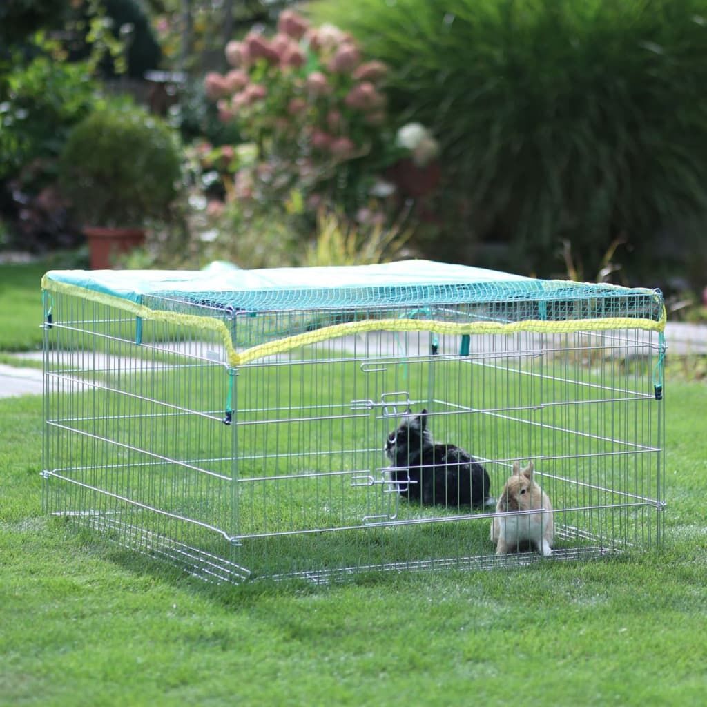 Kerbl Recinto Exterior Para Animales Pequeños Y Barrera Escape Cromado_3