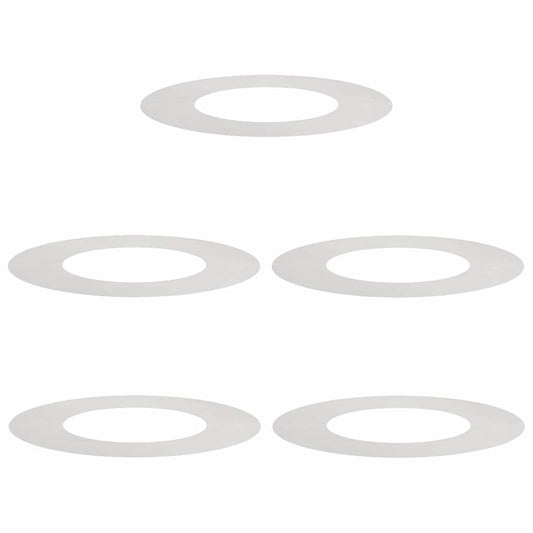 Adecuado Para Anillos De Árbol Plano 5 Pcs Plateado Ø40 / 70 Cm_0