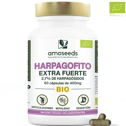 Harpagofito Bio, Extra Fuerte | 60 Cápsulas_0